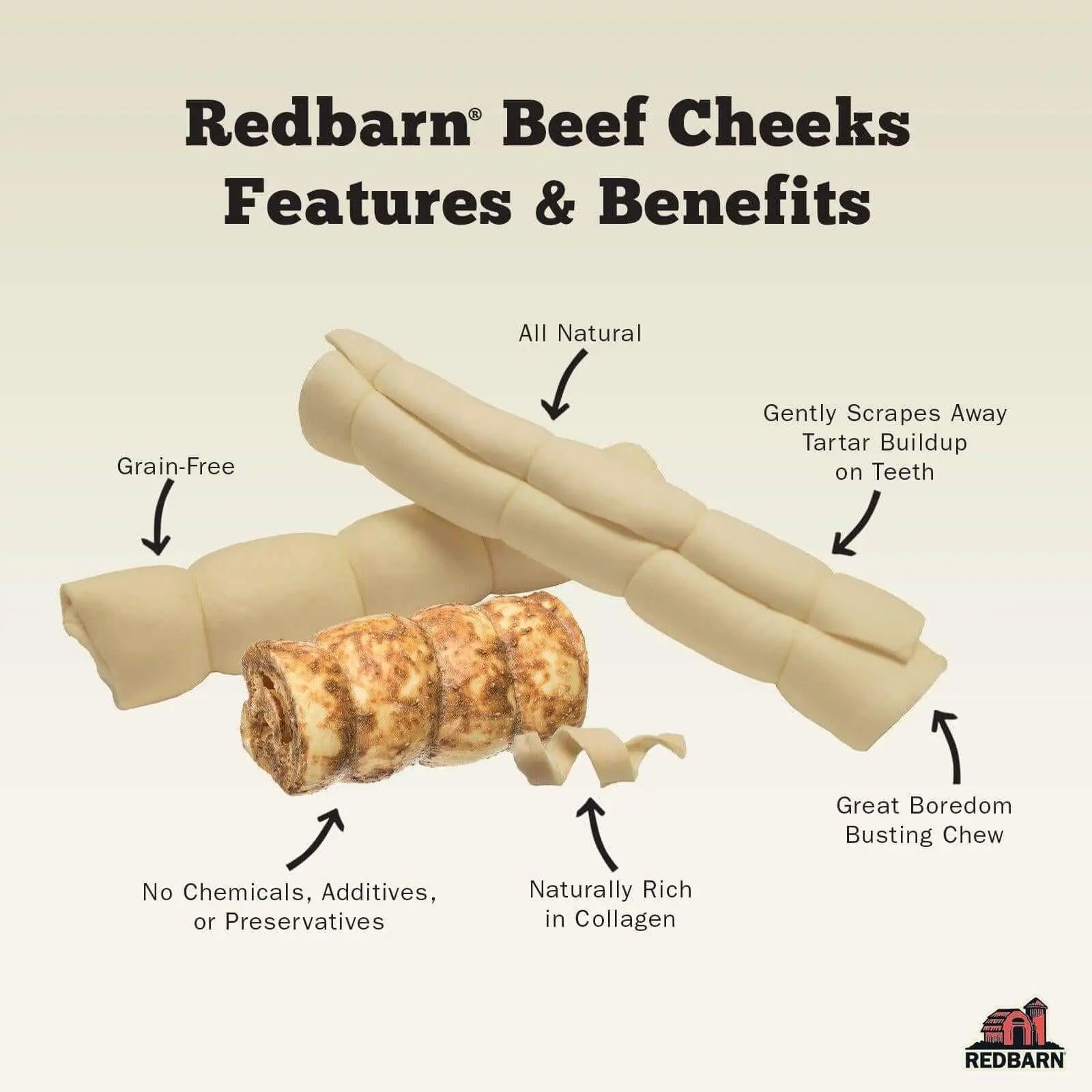 Beef Cheek Roll Dog Treat