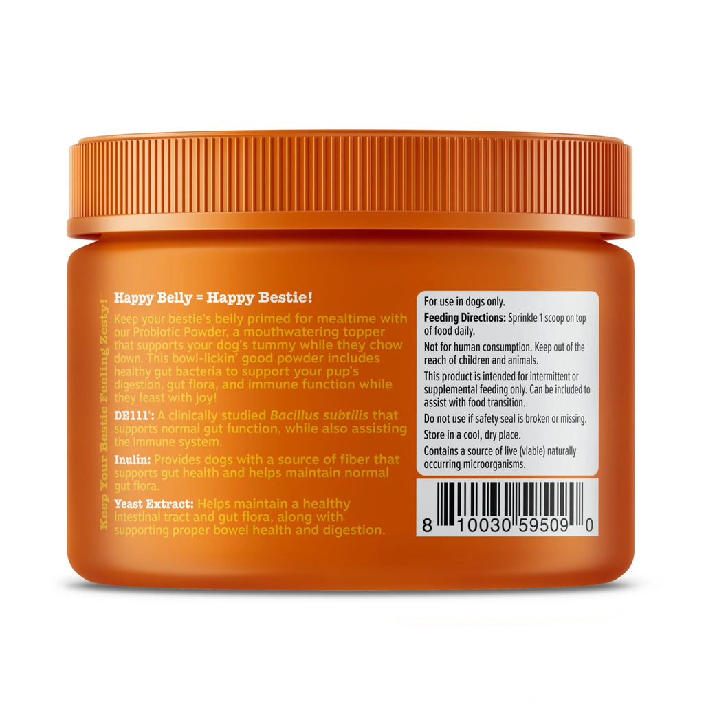 Probiotic Powder Supplement for Dogs, Pumpkin Flavor, 150g
