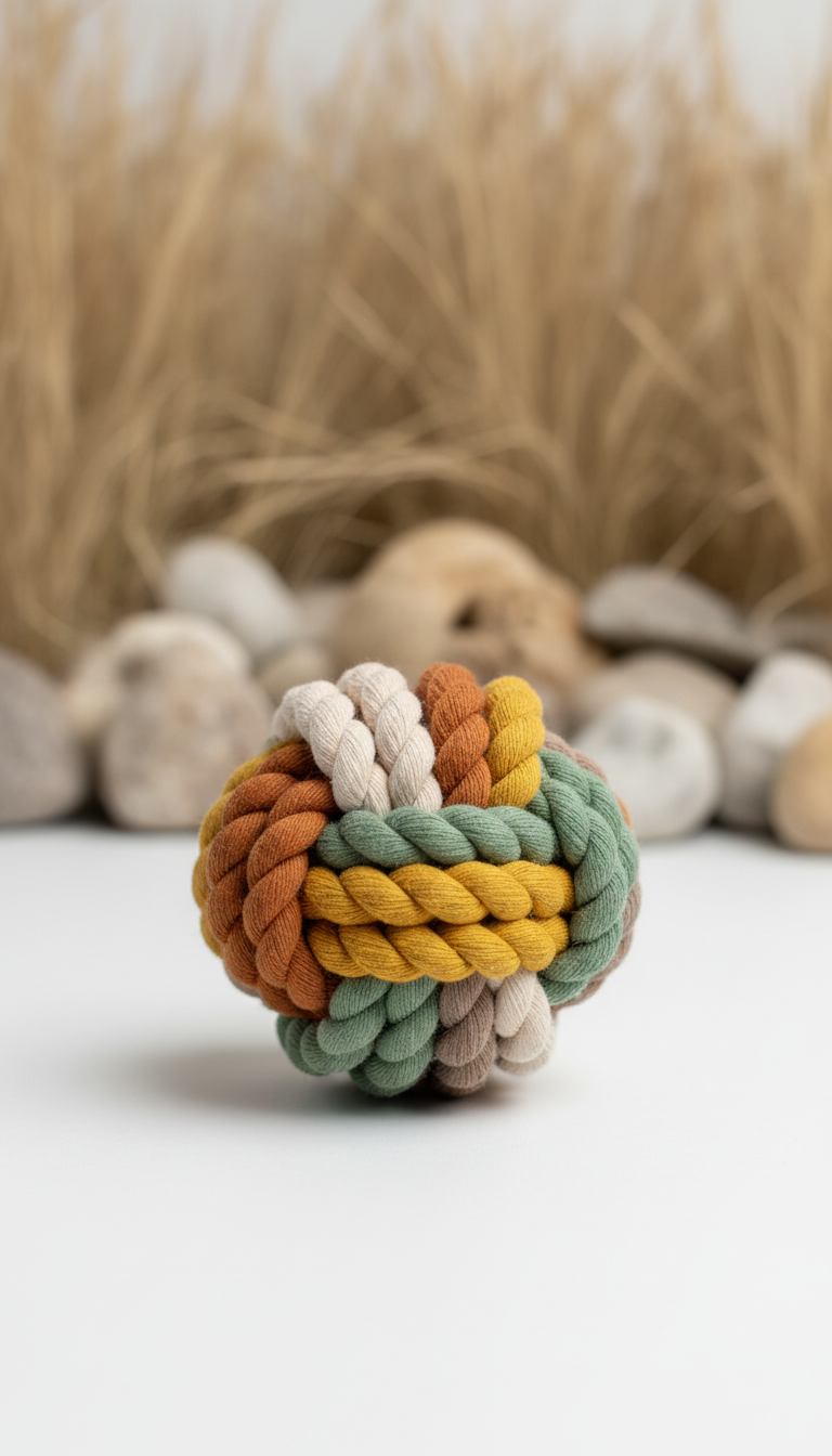Handwoven Rope Dog Toy