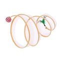 S-Type Foldable Cat Tunnel with Interactive Balls and Crinkle Features for Outdoor Play