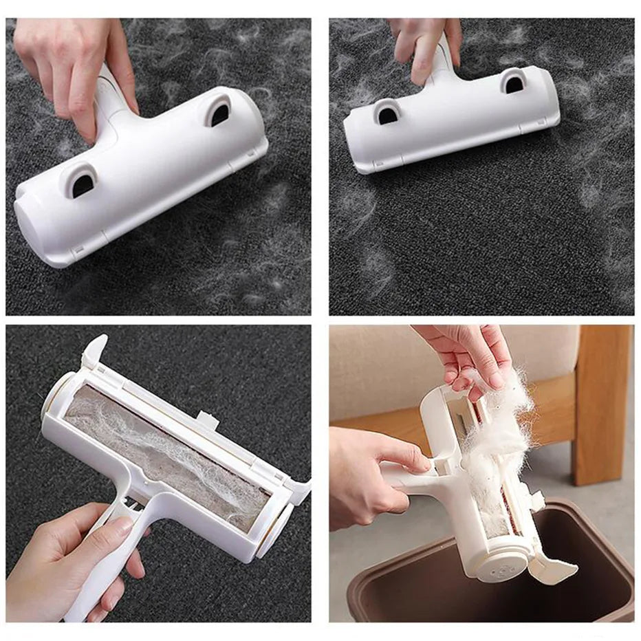 Reusable Pet Hair Remover Roller for Furniture, Carpets, and Car Seats