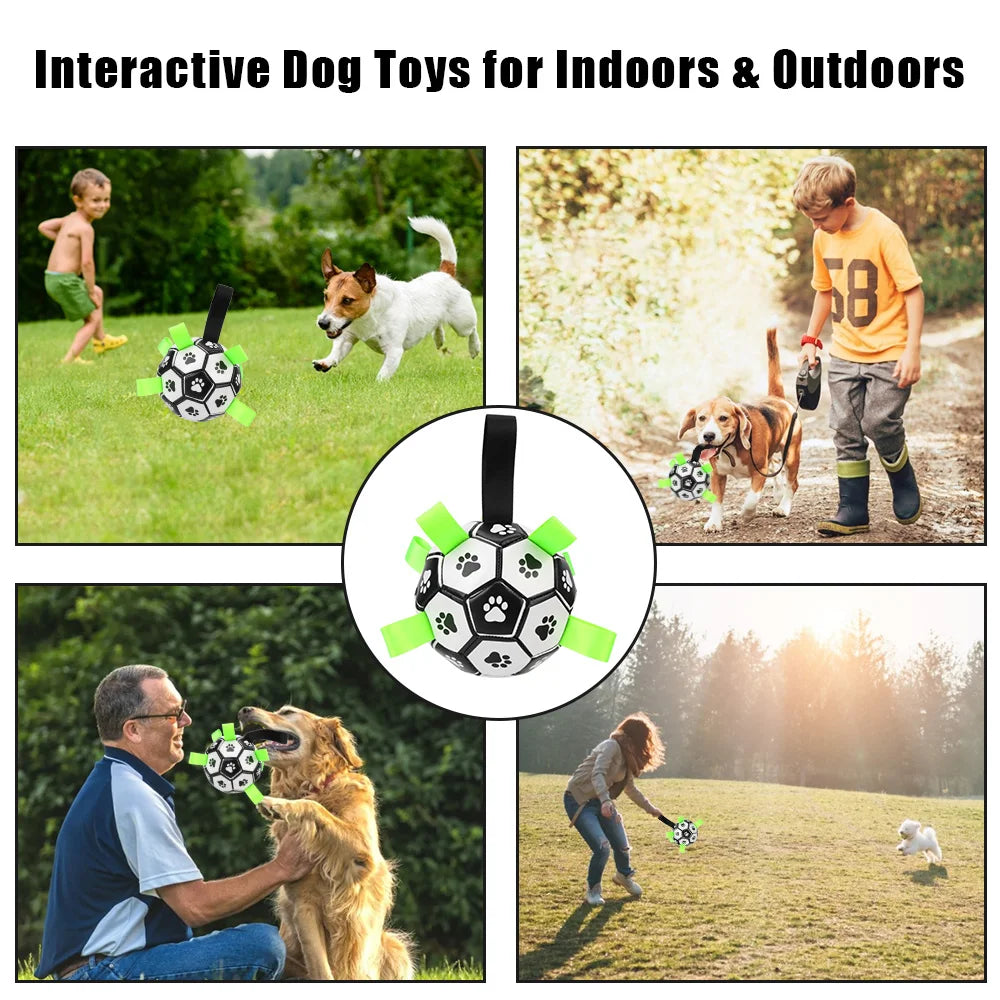 Ultimate Interactive Dog Football Toy – Soft, Durable Chew Ball for Outdoor Training and Play