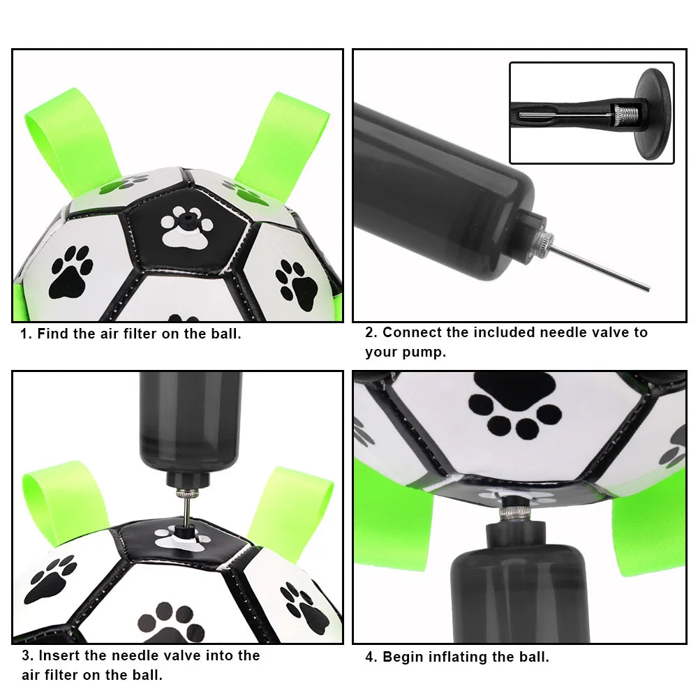 Ultimate Interactive Dog Football Toy – Soft, Durable Chew Ball for Outdoor Training and Play