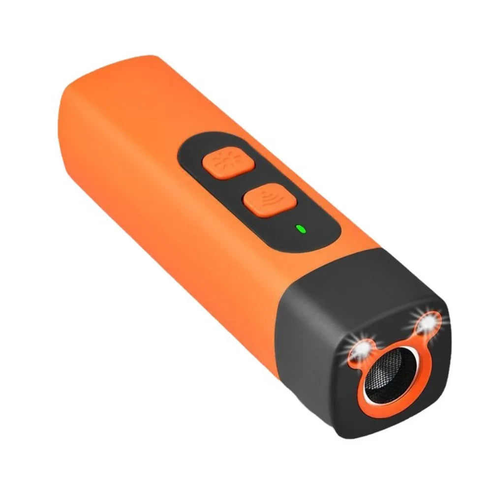 Ultimate Rechargeable Ultrasonic Dog Repeller with LED Flashlight - Effective Anti-Barking Training Tool