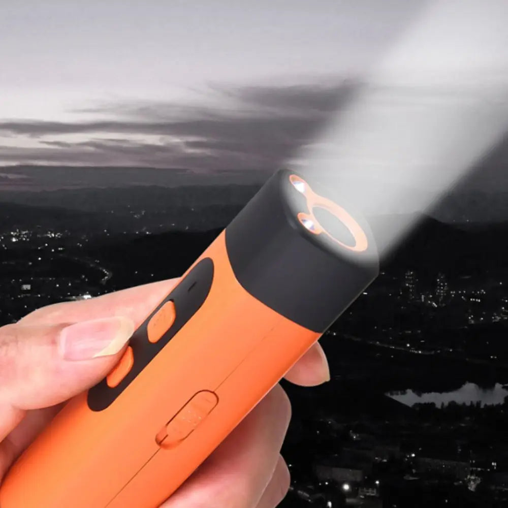 Ultimate Rechargeable Ultrasonic Dog Repeller with LED Flashlight - Effective Anti-Barking Training Tool
