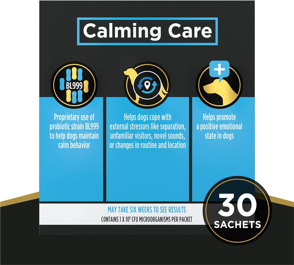 Pro Plan Veterinary Supplements Calming Care for Dogs - Formulated to Alleviate Everyday Stress and Anxious Behaviors