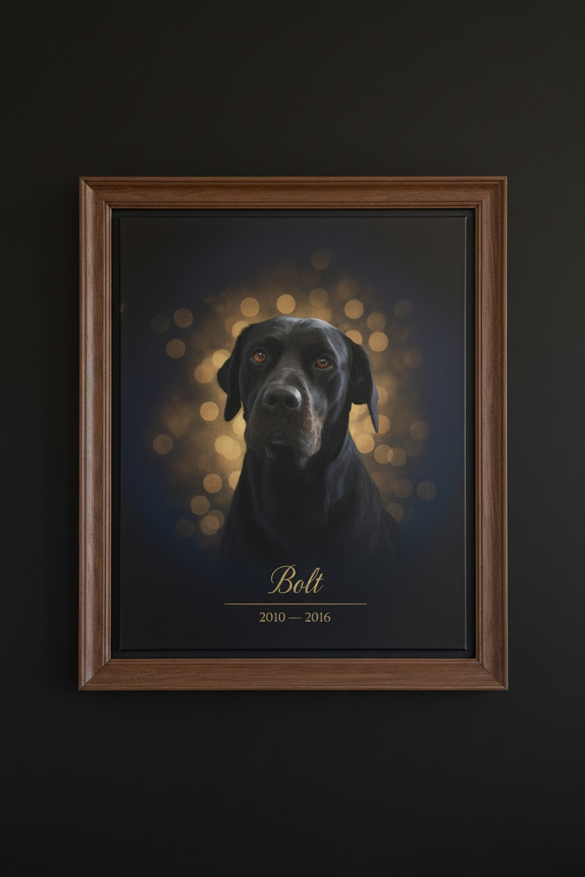 Bolt Black Wall Canvas