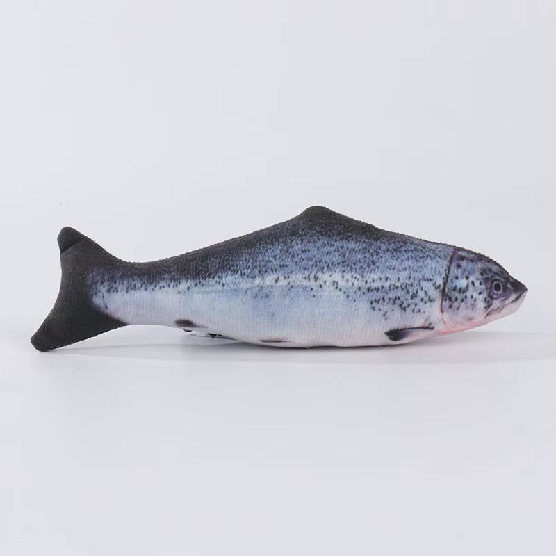 Interactive Plush Catnip Fish Toy - 3D Simulation Cat Toy for Engaging Playtime