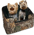Premium Bucket Booster Dog Car Seat - Durable Booster Seat for Cats and Dogs in Large Realtree Edge Design