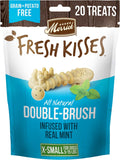 Natural Dental Chews for Small Dogs (5-15 lbs) - Mint-Infused Toothbrush Treats - 20 Count Bag