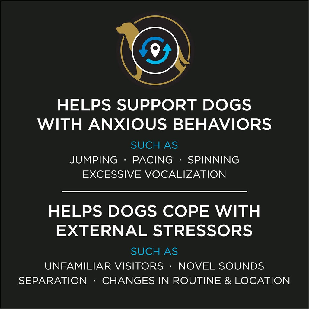 Pro Plan Veterinary Supplements Calming Care for Dogs - Formulated to Alleviate Everyday Stress and Anxious Behaviors